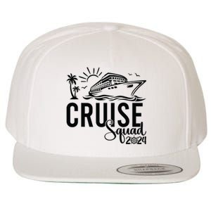 Cruise Squad 2024 Vacation Matching Family Wool Snapback Cap