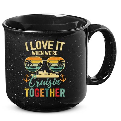 Cruise Squad 2025 Friends Family Couples Matching 15oz Campfire Ceramic Mug