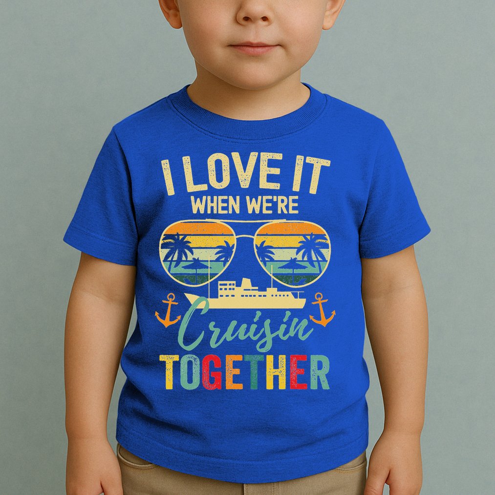 Cruise Squad 2025 Friends Family Couples Matching Toddler T-Shirt