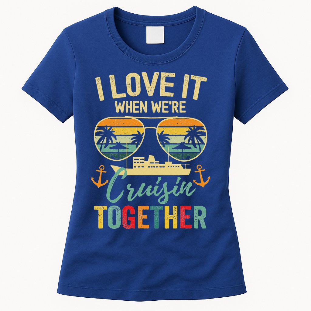 Cruise Squad 2025 Friends Family Couples Matching Womens T-Shirt