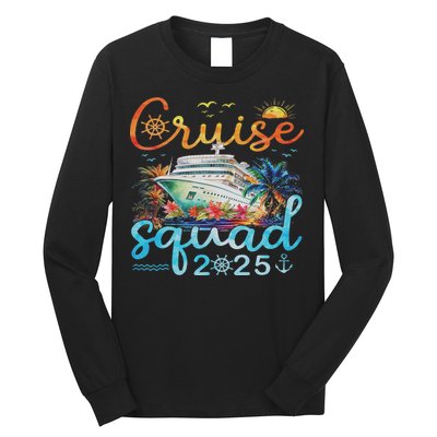 Cruise Squad 2025 Family Group Matching Cruising Vacation Long Sleeve Shirt