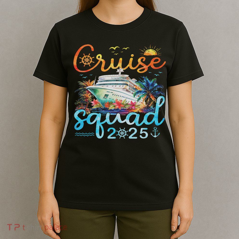 Cruise Squad 2025 Family Group Matching Cruising Vacation T-Shirt
