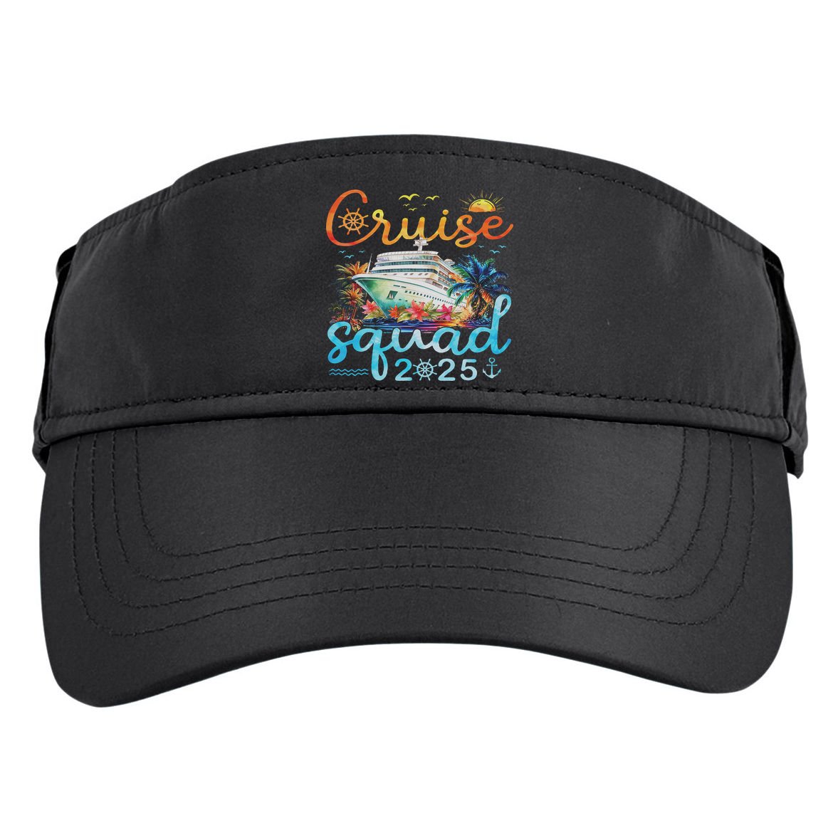 Cruise Squad 2025 Family Group Matching Cruising Vacation Adult Drive Performance Visor