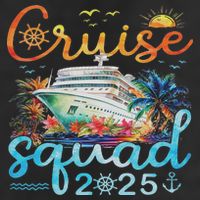 Cruise Squad 2025 Family Group Matching Cruising Vacation Adult Drive Performance Visor