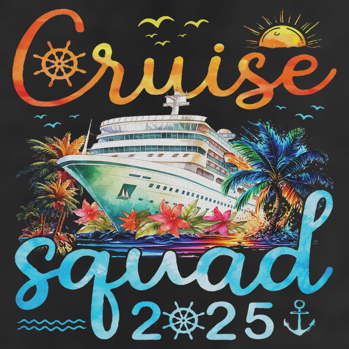Cruise Squad 2025 Family Group Matching Cruising Vacation Adult Drive Performance Visor
