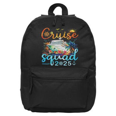 Cruise Squad 2025 Family Group Matching Cruising Vacation 16 in Basic Backpack