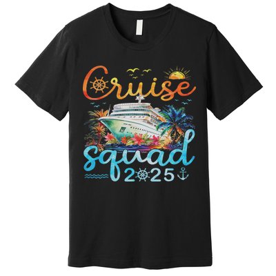 Cruise Squad 2025 Family Group Matching Cruising Vacation Premium T-Shirt