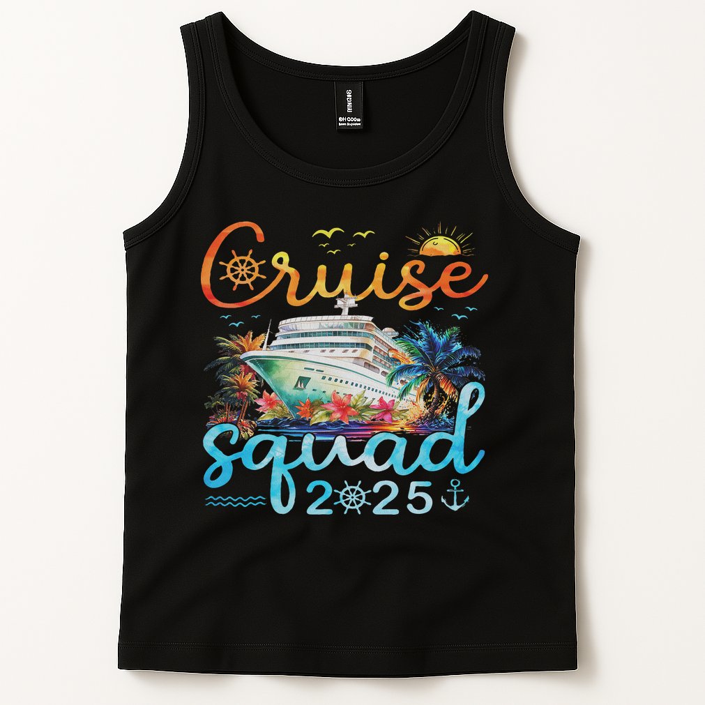Cruise Squad 2025 Family Group Matching Cruising Vacation Tank Top