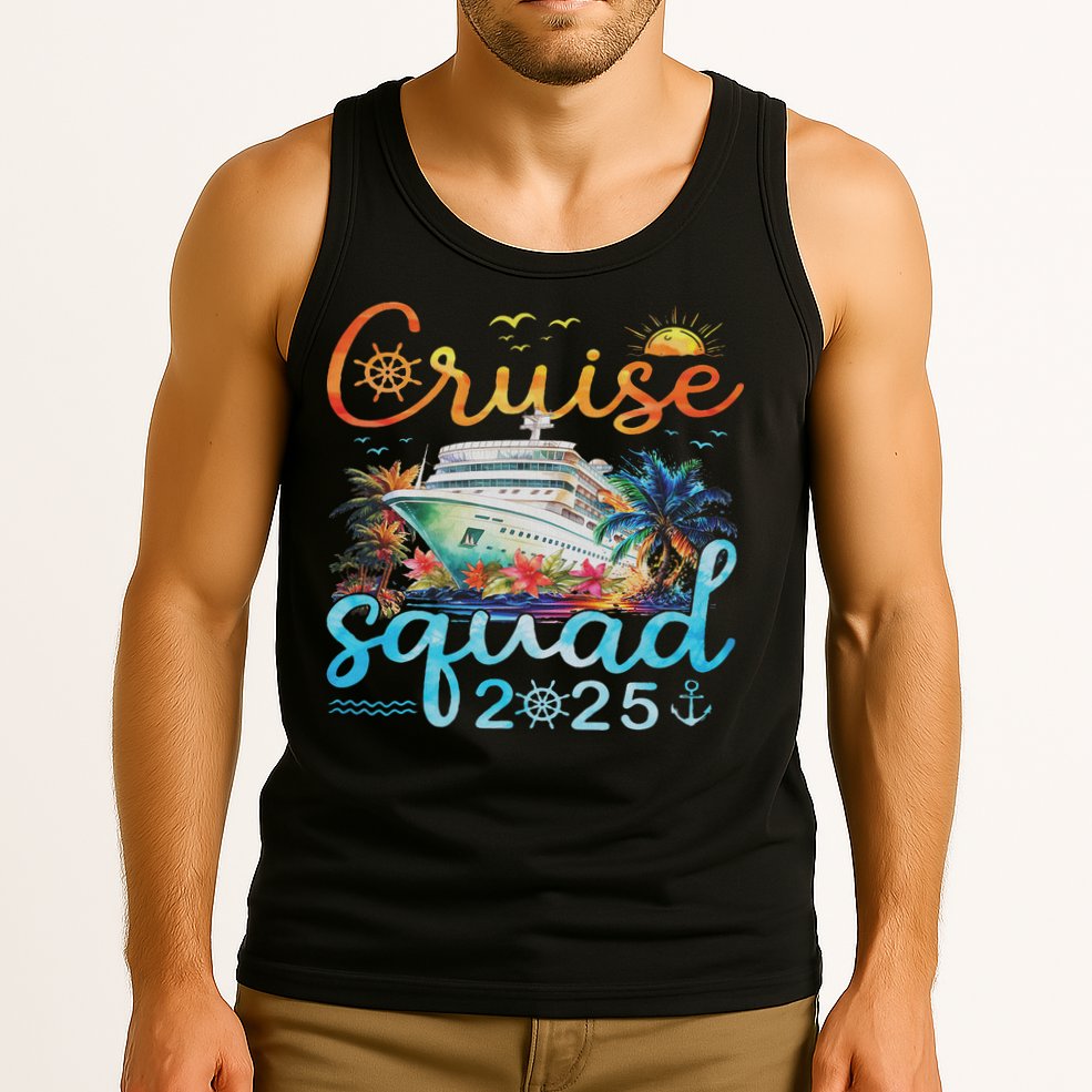 Cruise Squad 2025 Family Group Matching Cruising Vacation Tank Top