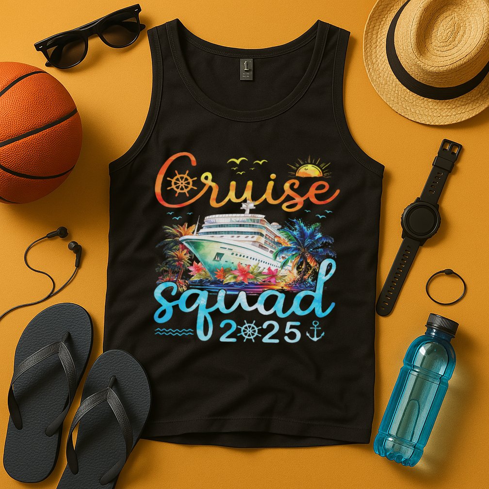 Cruise Squad 2025 Family Group Matching Cruising Vacation Tank Top