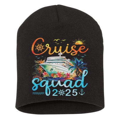 Cruise Squad 2025 Family Group Matching Cruising Vacation Short Acrylic Beanie