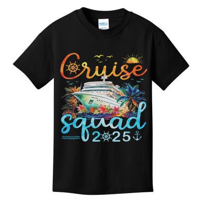 Cruise Squad 2025 Family Group Matching Cruising Vacation Kids T-Shirt