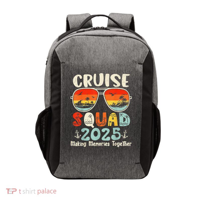 Cruise Squad 2025 Summer Vacation Matching Family Group Vector Backpack