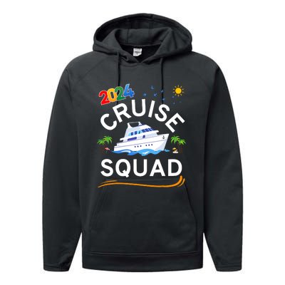 Cruise Squad 2024 Family Vacation Matching Group Performance Fleece Hoodie