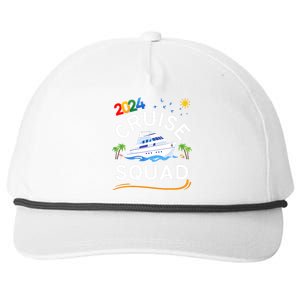 Cruise Squad 2024 Family Vacation Matching Group Snapback Five-Panel Rope Hat