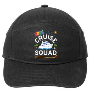 Cruise Squad 2024 Family Vacation Matching Group 7-Panel Snapback Hat