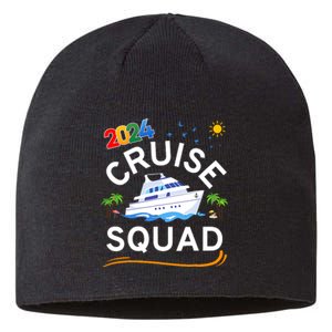 Cruise Squad 2024 Family Vacation Matching Group Sustainable Beanie