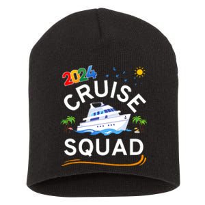 Cruise Squad 2024 Family Vacation Matching Group Short Acrylic Beanie