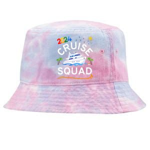 Cruise Squad 2024 Family Vacation Matching Group Tie-Dyed Bucket Hat