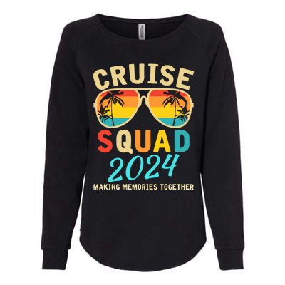 Cruise Squad 2024 Summer Vacation Matching Family Group Womens California Wash Sweatshirt