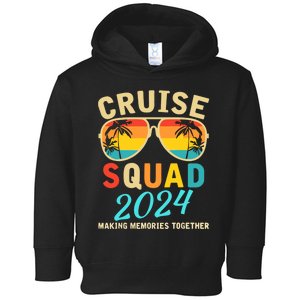 Cruise Squad 2024 Summer Vacation Matching Family Group Toddler Hoodie