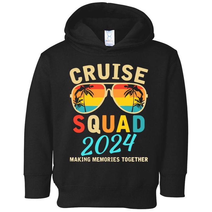 Cruise Squad 2024 Summer Vacation Matching Family Group Toddler Hoodie