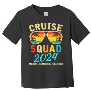 Cruise Squad 2024 Summer Vacation Matching Family Group Toddler T-Shirt