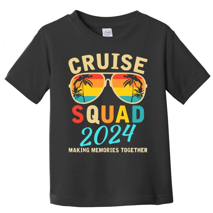 Cruise Squad 2024 Summer Vacation Matching Family Group Toddler T-Shirt