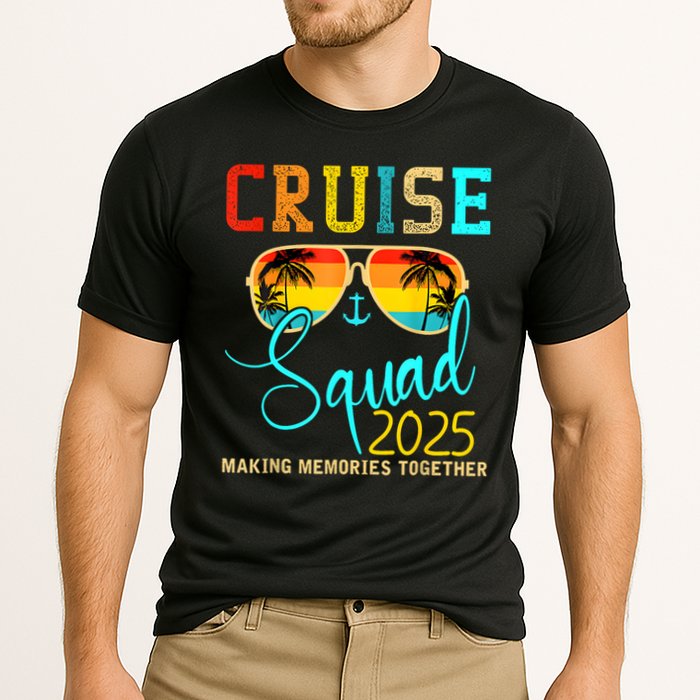 Cruise Squad 2025 Family Vacation Matching Group Summer Cooling Performance Crew T-Shirt