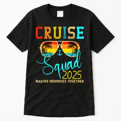Cruise Squad 2025 Family Vacation Matching Group Summer Tall T-Shirt