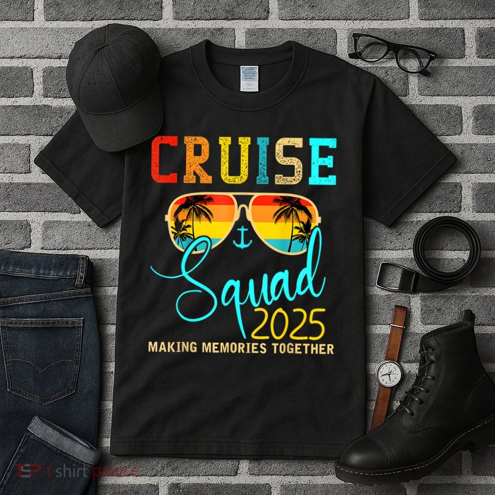 Cruise Squad 2025 Family Vacation Matching Group Summer Tall T-Shirt