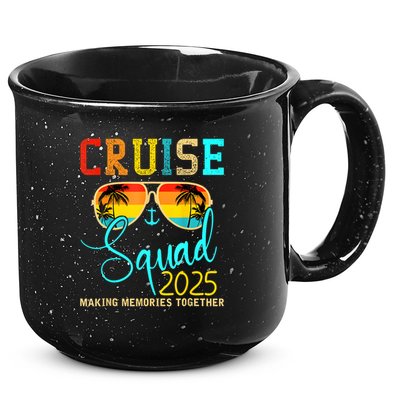 Cruise Squad 2025 Family Vacation Matching Group Summer 15oz Campfire Ceramic Mug