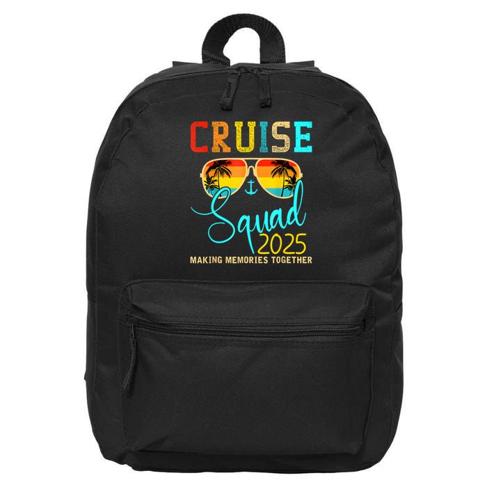 Cruise Squad 2025 Family Vacation Matching Group Summer 16 in Basic Backpack