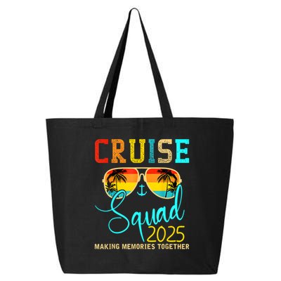 Cruise Squad 2025 Family Vacation Matching Group Summer 25L Jumbo Tote