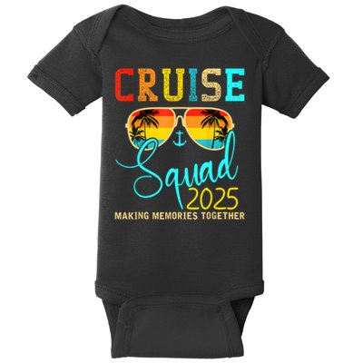 Cruise Squad 2025 Family Vacation Matching Group Summer Baby Bodysuit