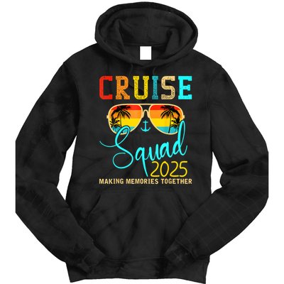 Cruise Squad 2025 Family Vacation Matching Group Summer Tie Dye Hoodie