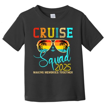 Cruise Squad 2025 Family Vacation Matching Group Summer Toddler T-Shirt