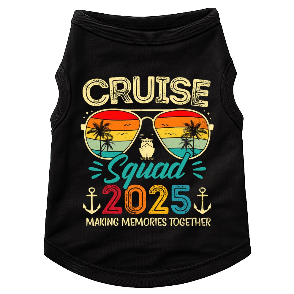 Cruise Squad 2025 Family Group Matching Summer Vacation Doggie Tank