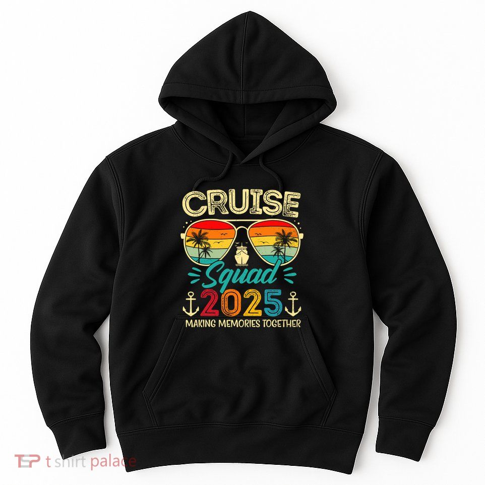 Cruise Squad 2025 Family Group Matching Summer Vacation Hoodie