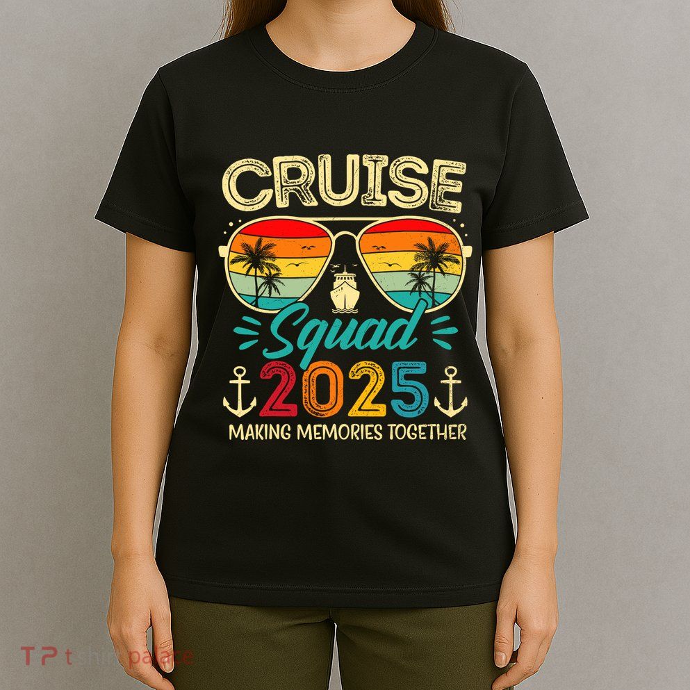 Cruise Squad 2025 Family Group Matching Summer Vacation T-Shirt