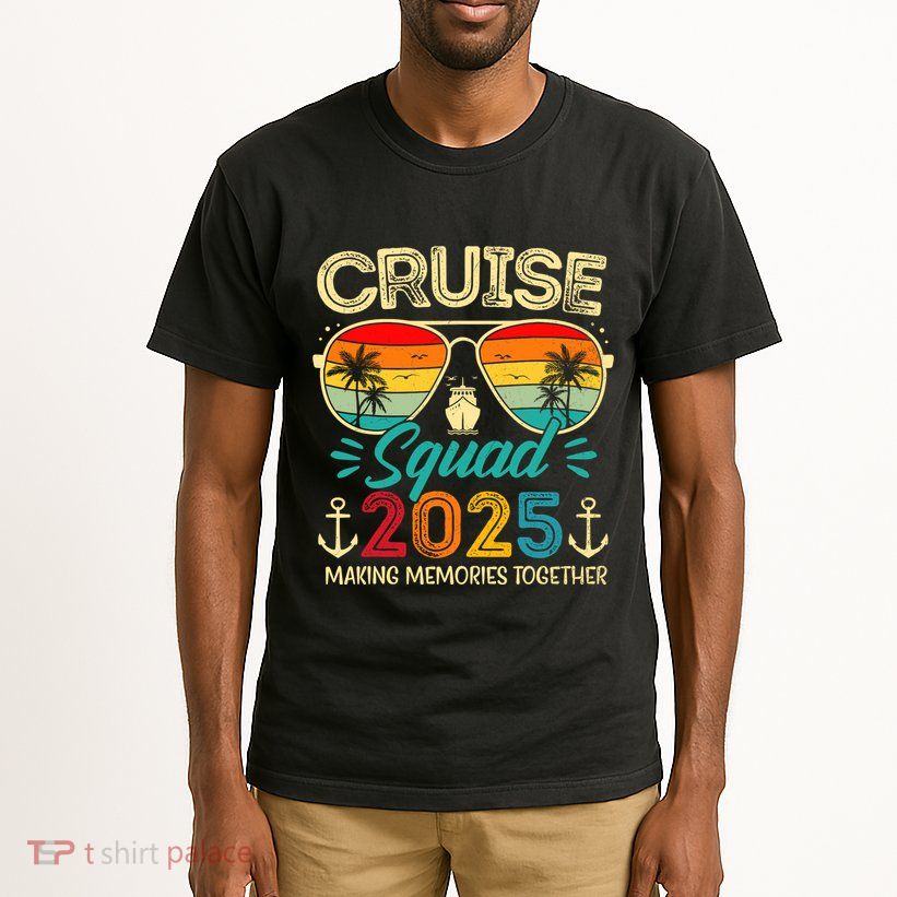 Cruise Squad 2025 Family Group Matching Summer Vacation Tall T-Shirt