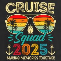 Cruise Squad 2025 Family Group Matching Summer Vacation Adult Drive Performance Visor