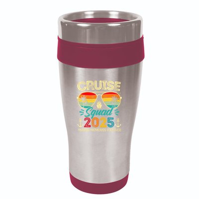 Cruise Squad 2025 Family Group Matching Summer Vacation 16oz Travel Tumbler