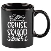 Cruise Squad 2025 Vacation Matching Family 11oz C Handle Ceramic Mug