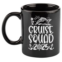 Cruise Squad 2025 Vacation Matching Family 11oz C Handle Ceramic Mug