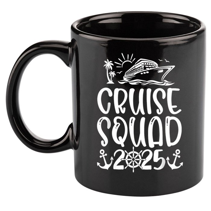 Cruise Squad 2025 Vacation Matching Family 11oz C Handle Ceramic Mug