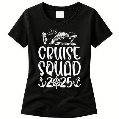 Cruise Squad 2025 Vacation Matching Family Womens T-Shirt