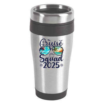 Cruise Squad 2025 Family Group Matching Summer Vacation 16oz Travel Tumbler