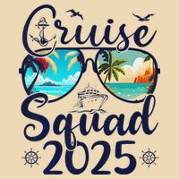Cruise Squad 2025 Family Group Matching Summer Vacation Drawstring Bag