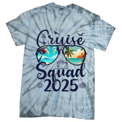 Cruise Squad 2025 Family Group Matching Summer Vacation Tie-Dye T-Shirt